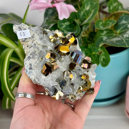 Iridescent Pyrite Specimen