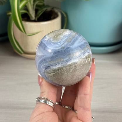 Blue Lace Agate Sphere