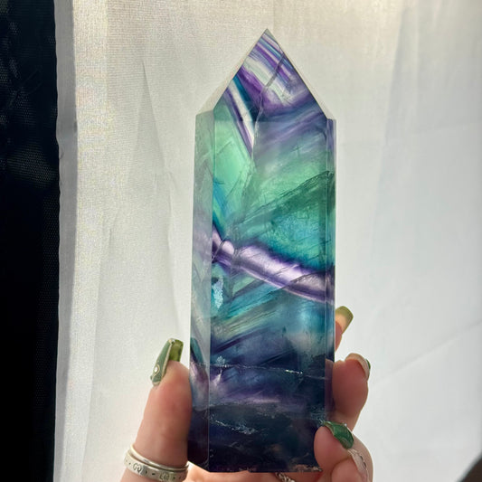 Rainbow Fluorite Tower