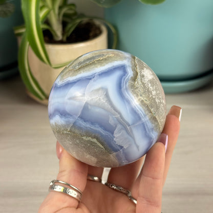 Blue Lace Agate Sphere