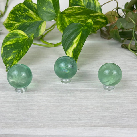 Rainbow Grape Fluorite Sphere