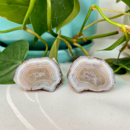 Malawi Agate Pair