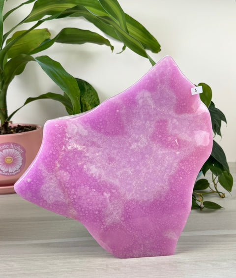 Banded Pink Aragonite Free Form