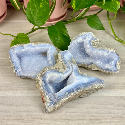 Druzy Blue Lace Agate Chunk