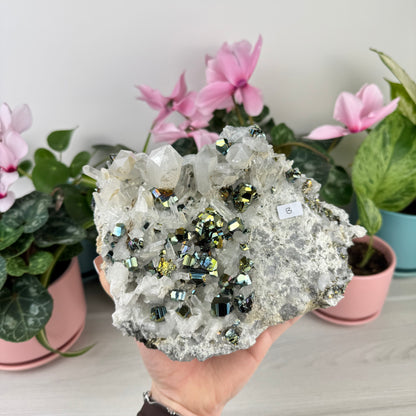 Iridescent Pyrite Specimen