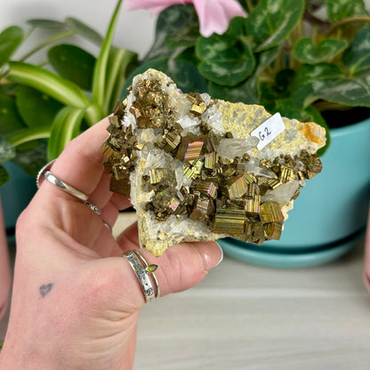 Iridescent Pyrite Specimen
