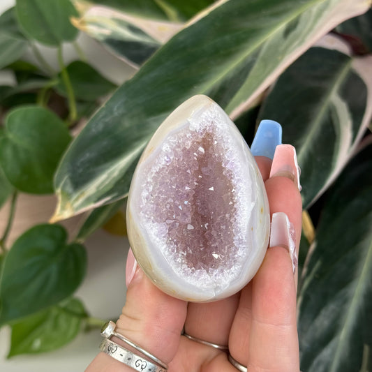 Druzy Agate Egg - S1