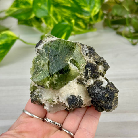 Chrome Diopside On Cookie Dough Specimen