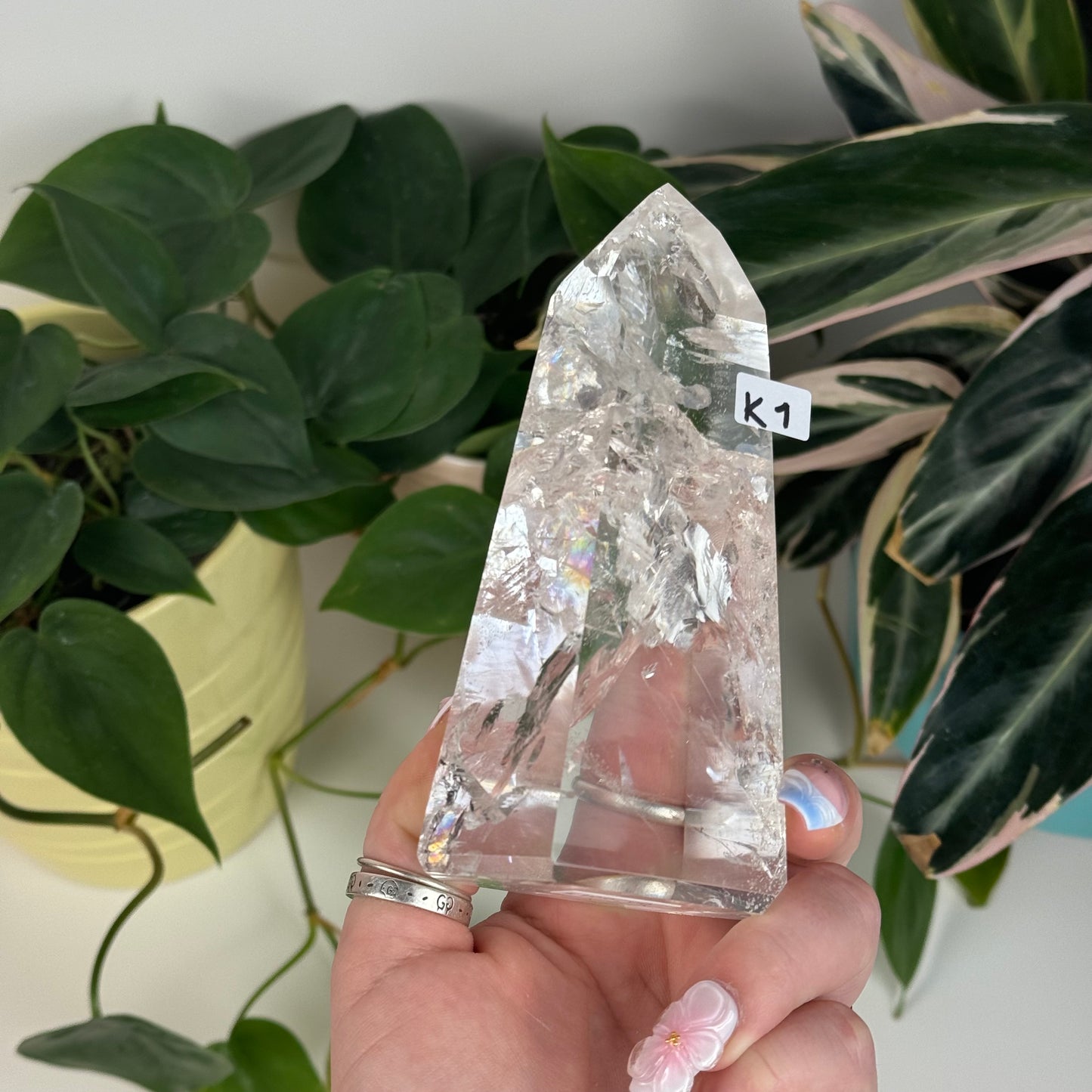 Gorgeous Lemurian Quartz Tower