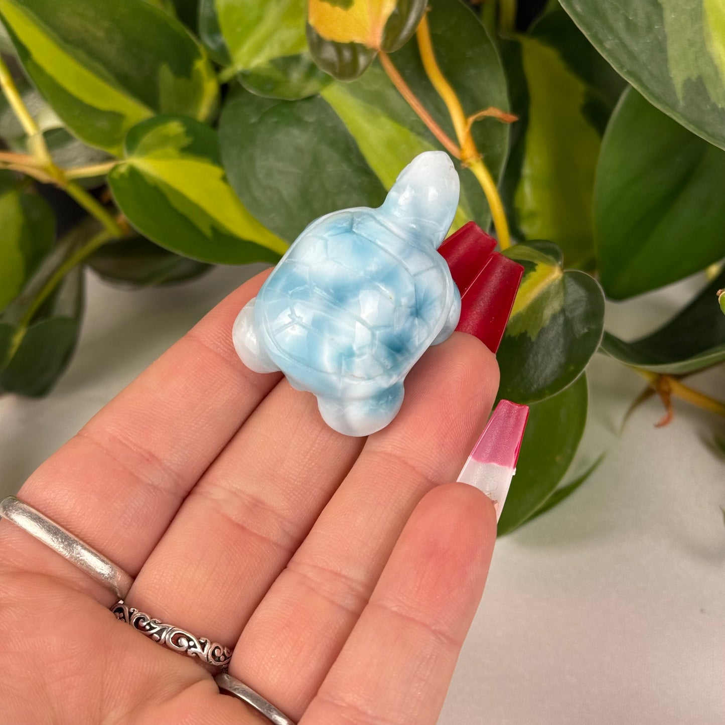 Mini Larimar Turtle