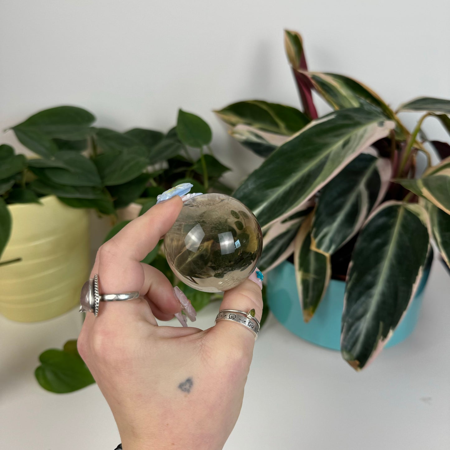 High Quality Smoky Quartz Sphere