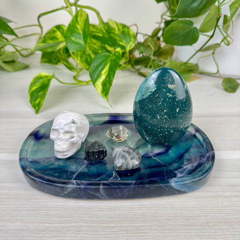 Rainbow Fluorite Decorative Plate