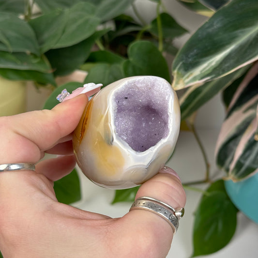 Druzy Agate Egg - P1