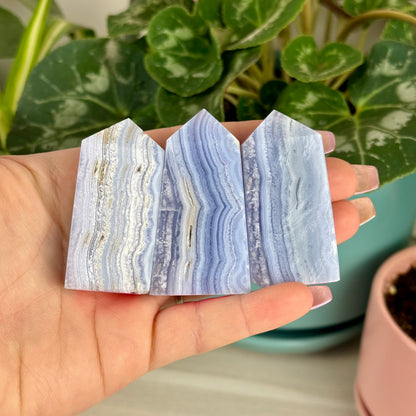 Imperfect Blue Lace Agate Tower