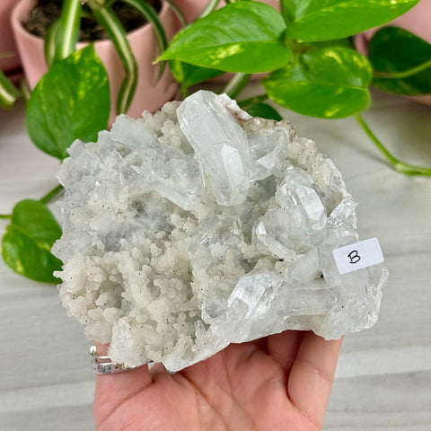 Sparkling White Chalcedony With Apophyllite