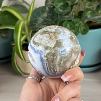Blue Lace Agate Sphere