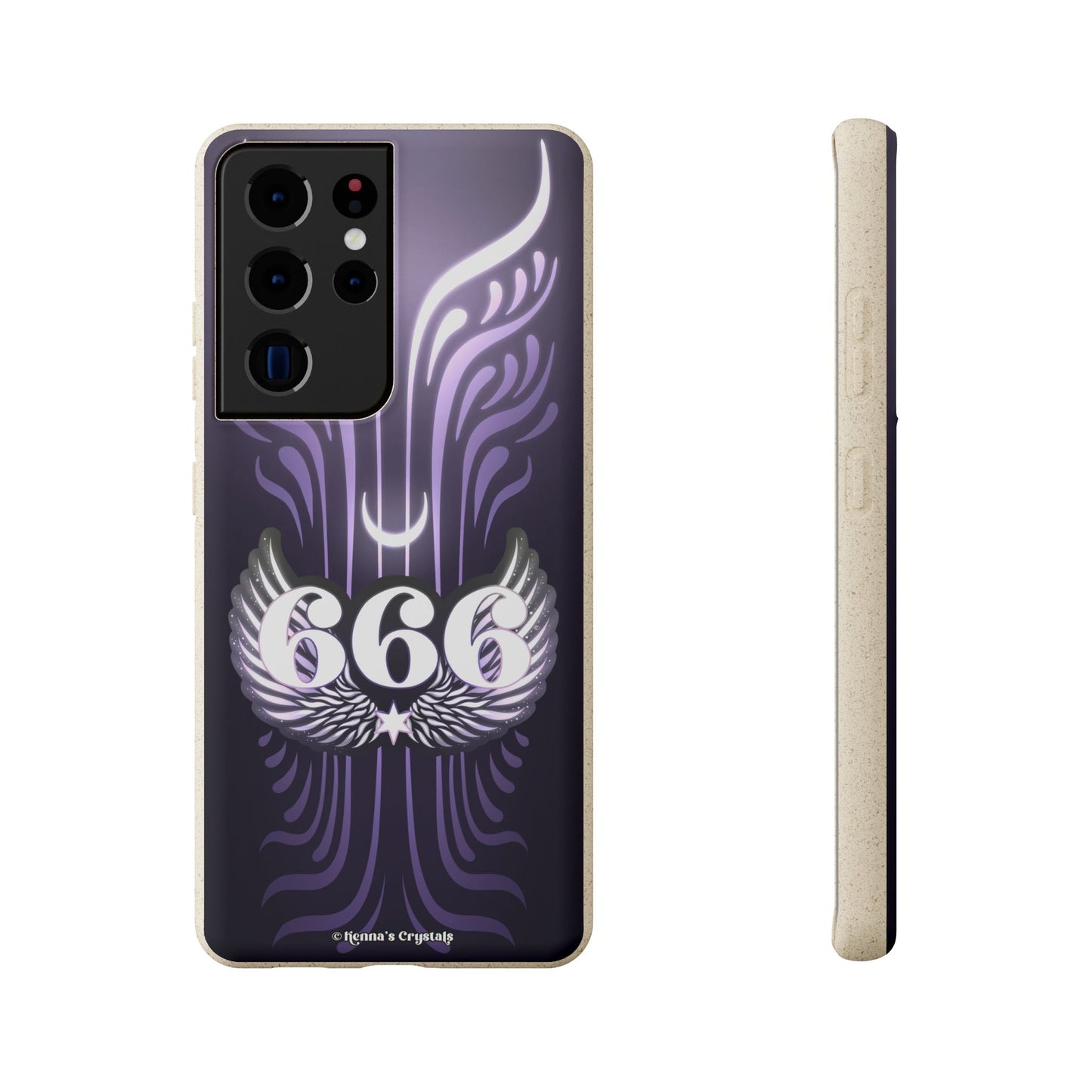 "666" Angel Number Biodegradable Phone Case