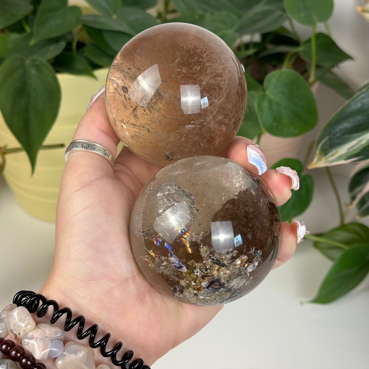 High Quality Smoky Quartz Sphere