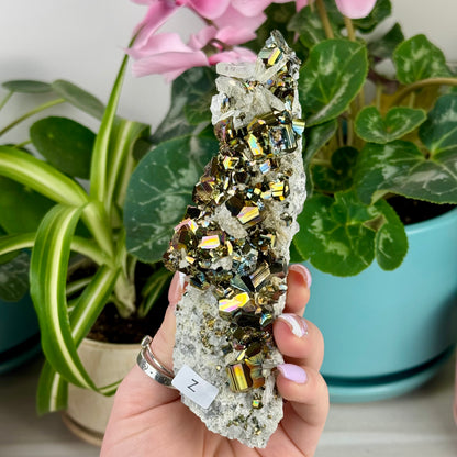 Iridescent Pyrite Specimen