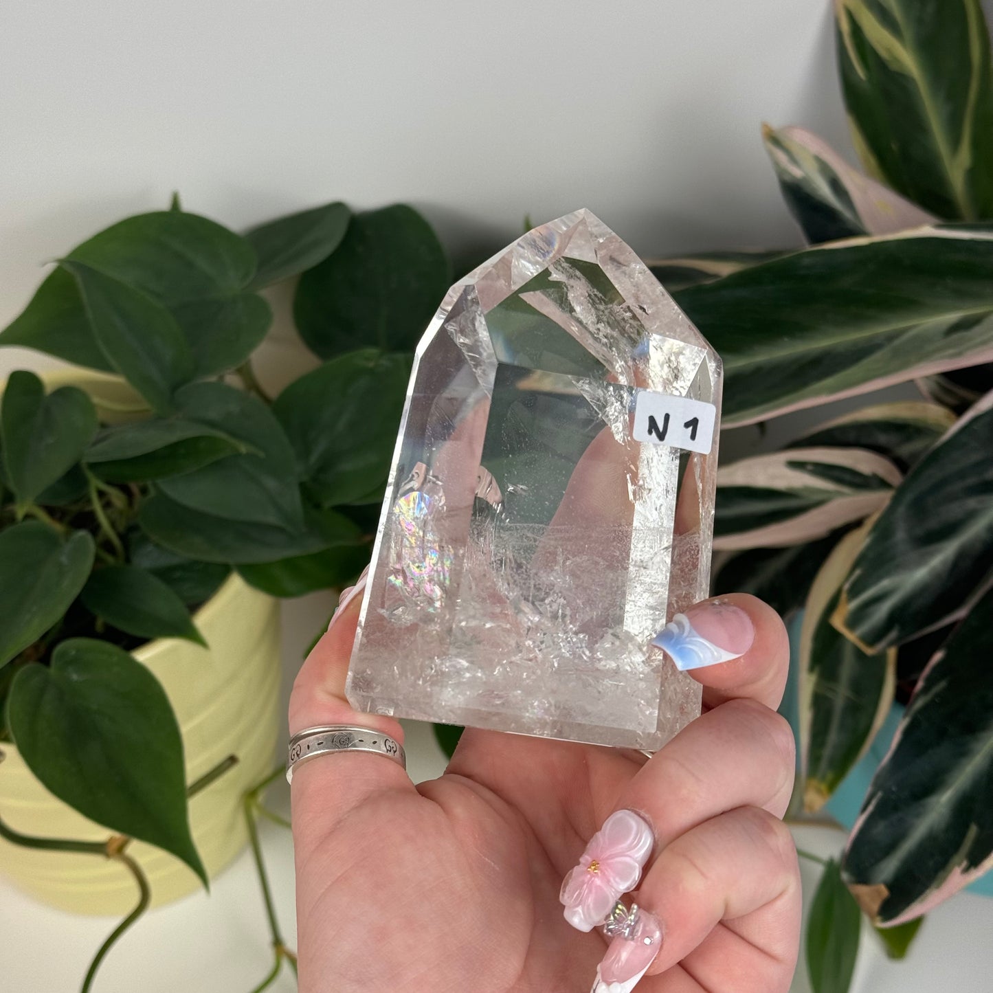 Gorgeous Lemurian Quartz Tower