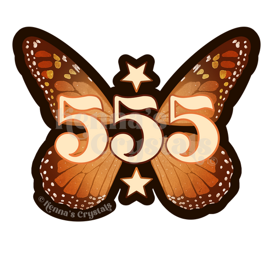 "555" Sticker