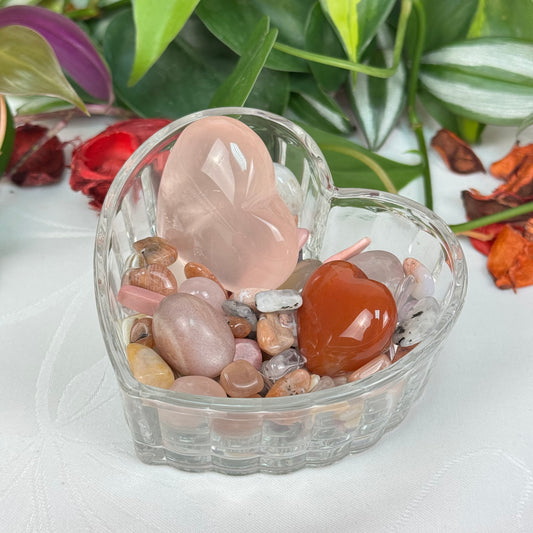 Glass Heart Bowl