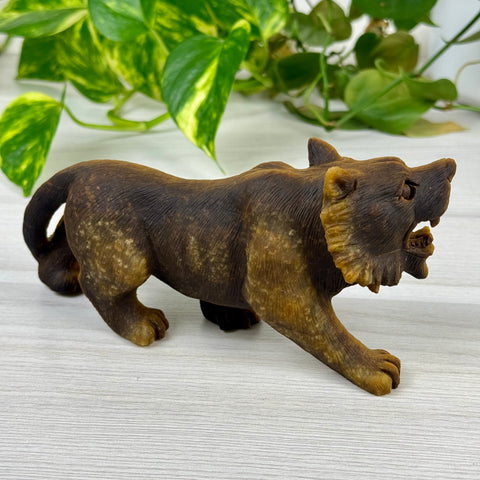 Extremely Detailed Tiger's Eye Carving - Colin