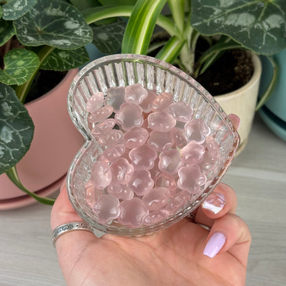Mini AAA Mozambique Rose Quartz Puffy Star