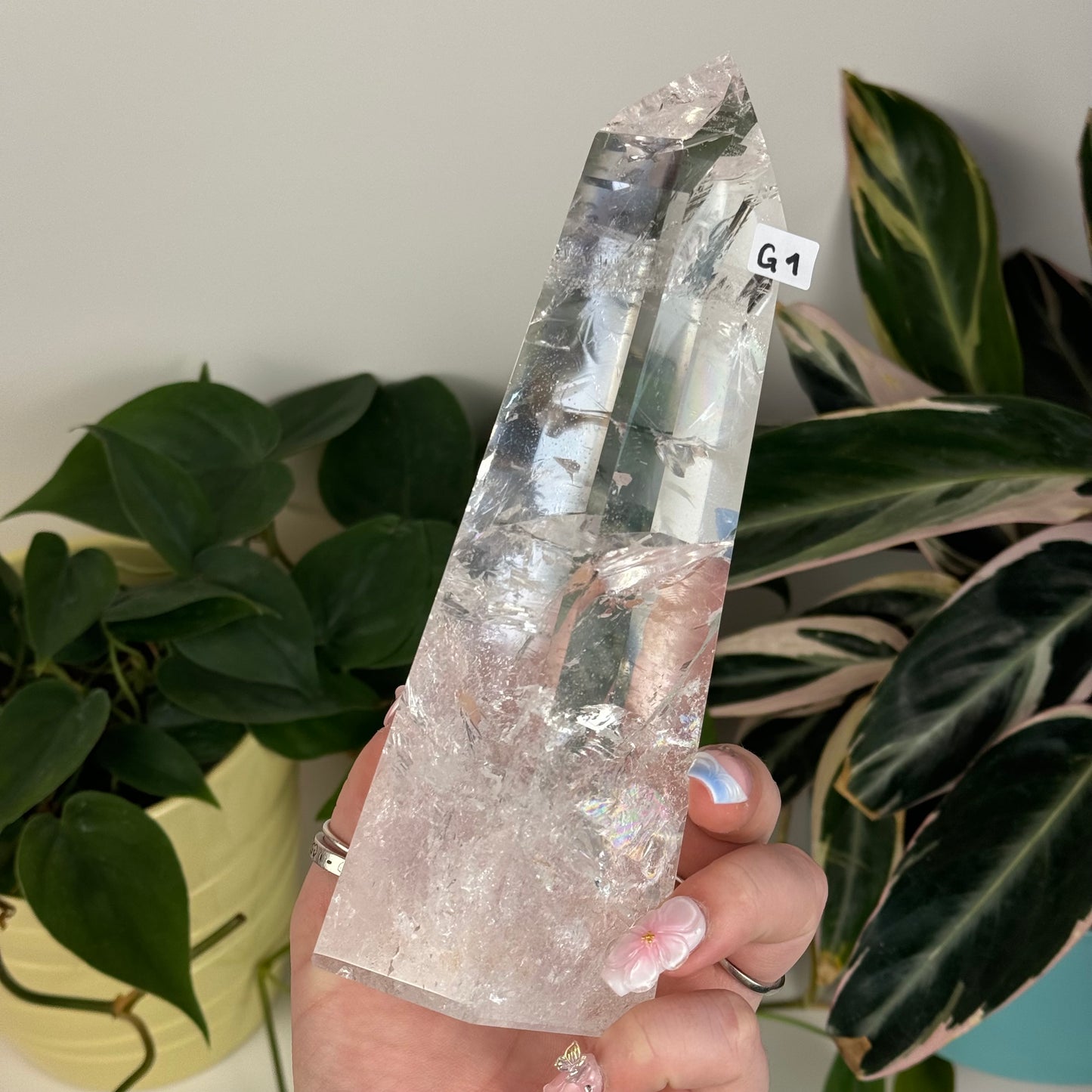 Gorgeous Lemurian Quartz Tower