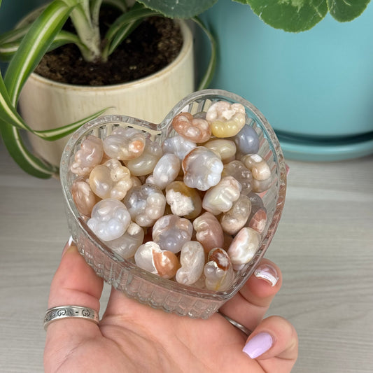 Mini Flower Agate Pet Paw
