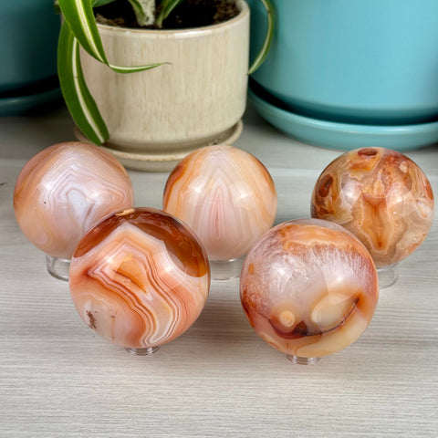 Pink Carnelian Sphere