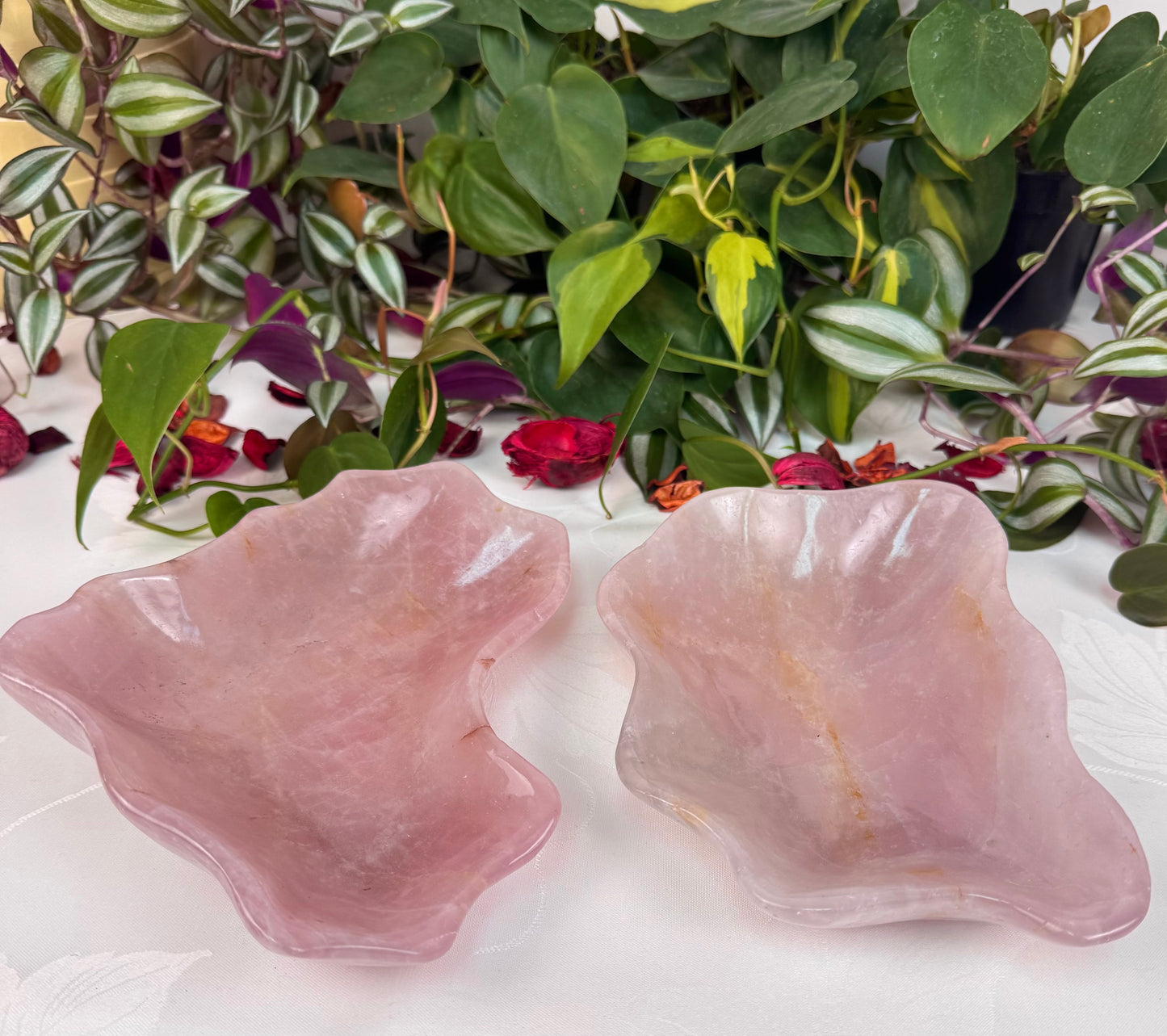 XL Rose Quartz Dish