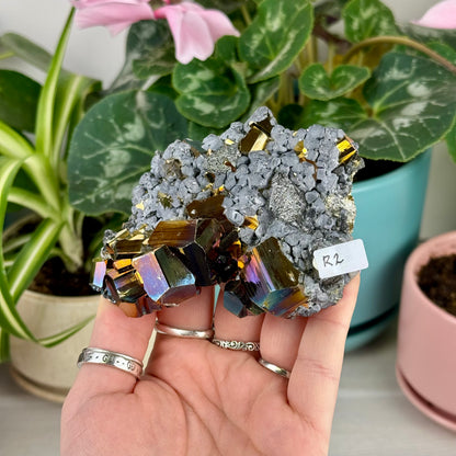Iridescent Pyrite Specimen