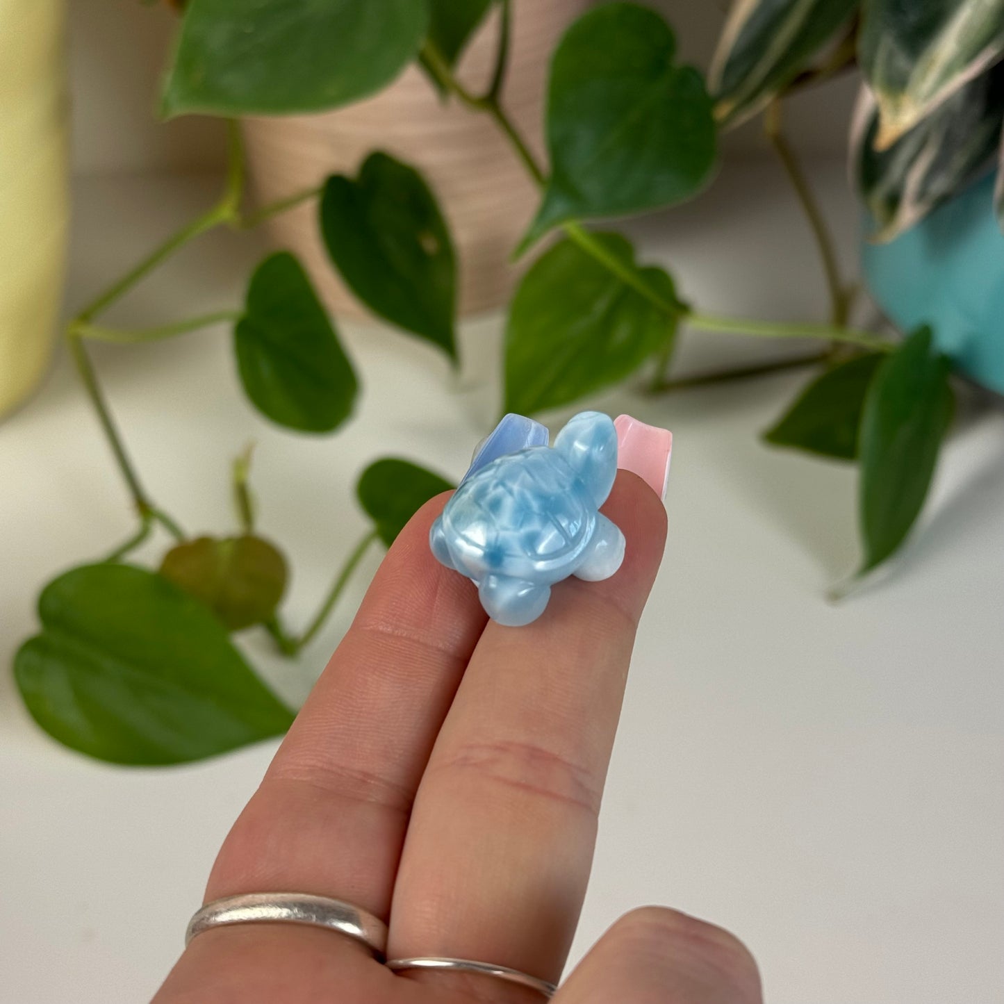 Mini Larimar Turtle