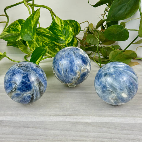 Icy Blue Kyanite Sphere
