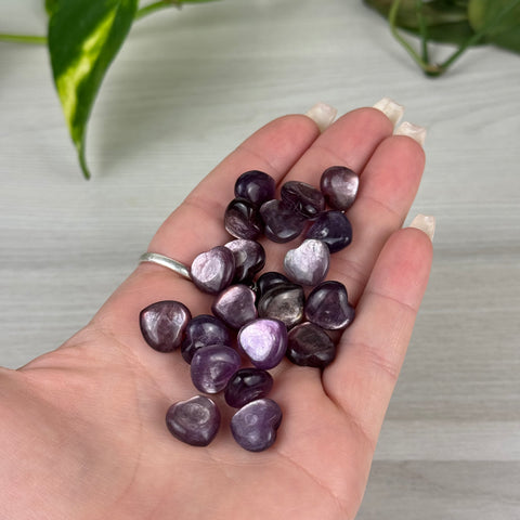 Mini Imperfect Lepidolite Love Heart