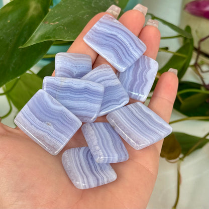 Blue Lace Agate Slice