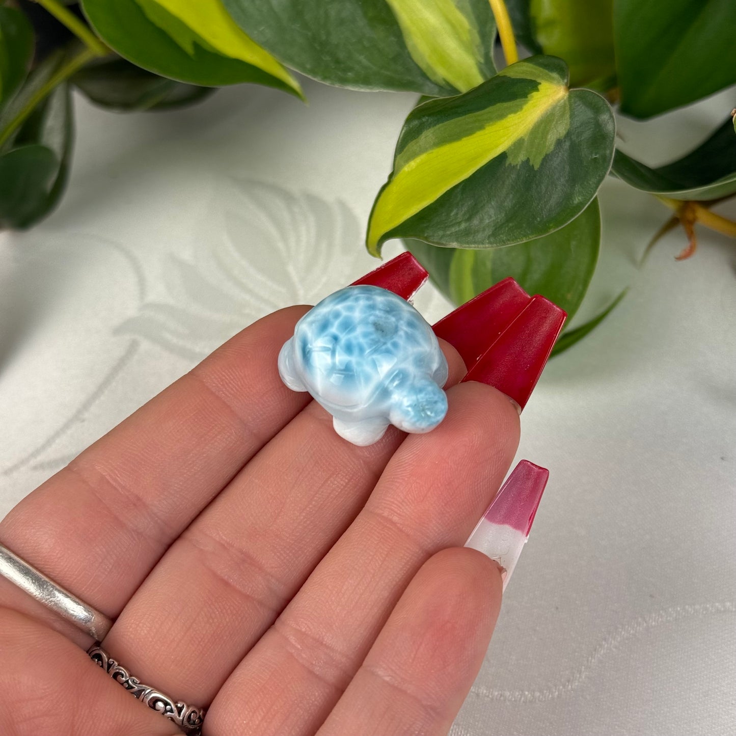 Mini Larimar Turtle