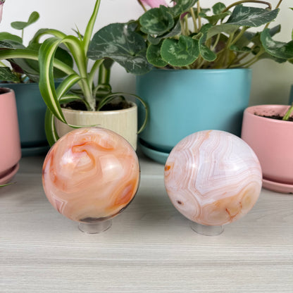 Pink Carnelian Sphere