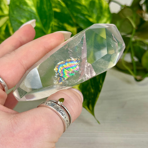 Rose Quartz Rainbow Gem