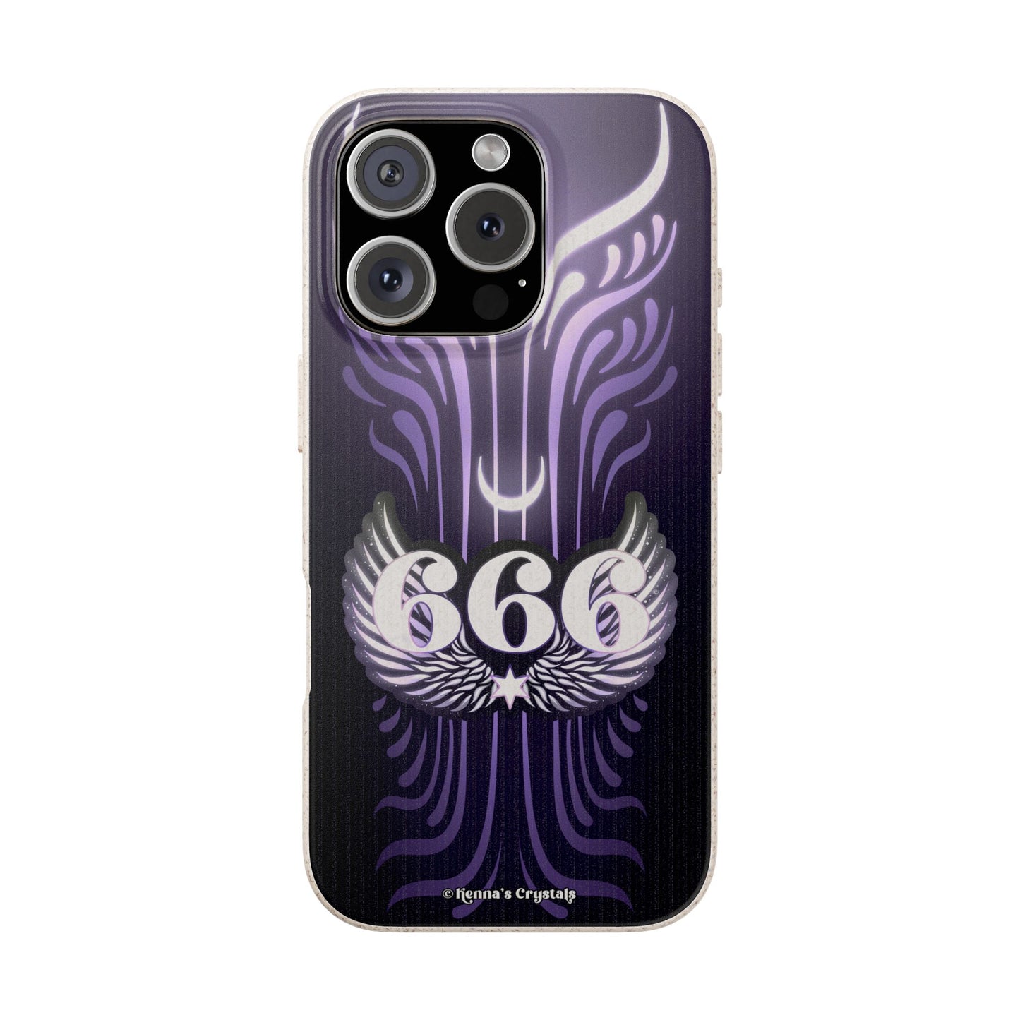 "666" Angel Number Biodegradable Phone Case