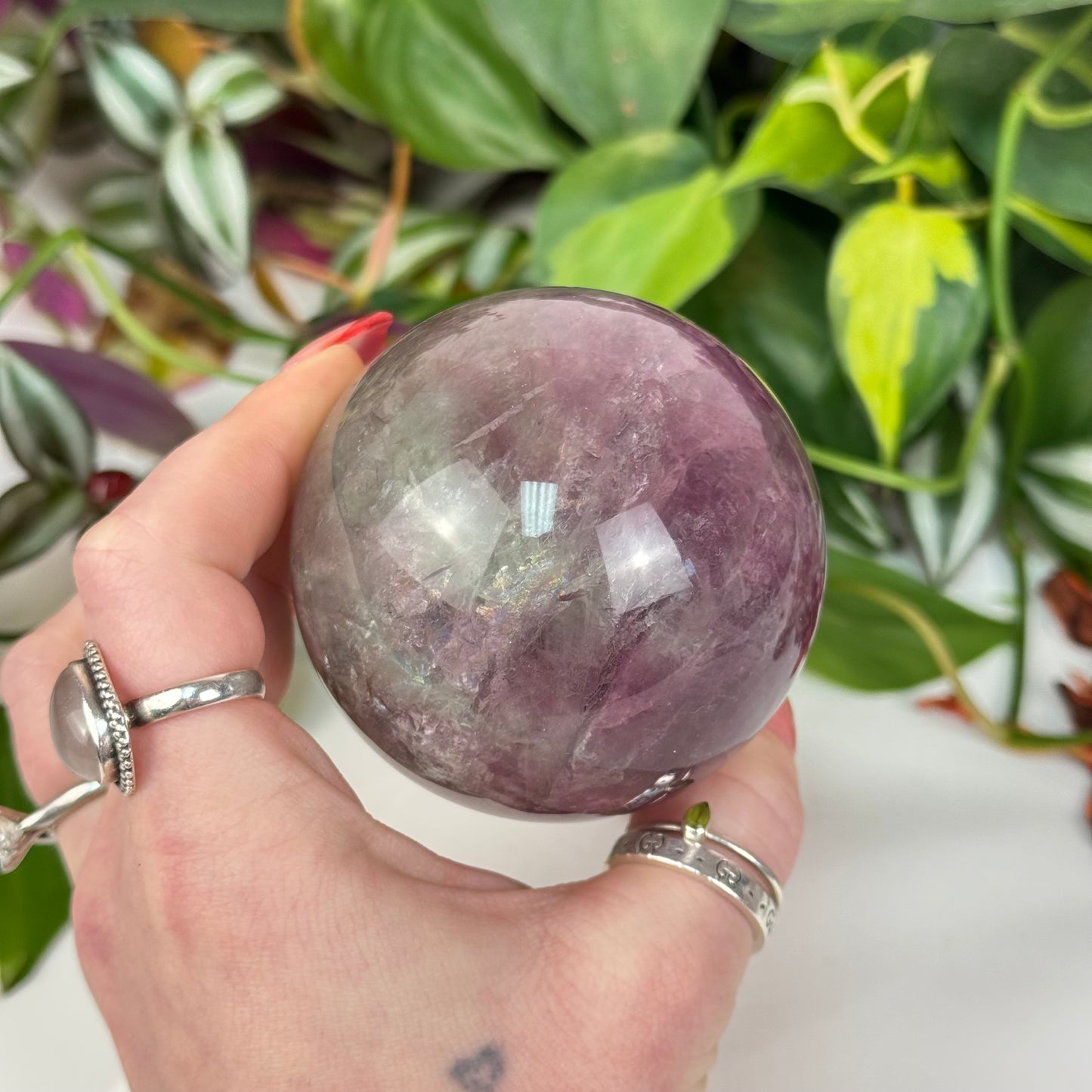 Candy Fluorite Sphere