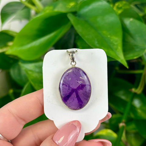 Trapiche Amethyst Pendant 1 - Kenna's Crystals from TikTok