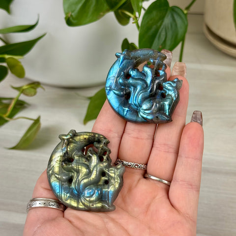 Labradorite Ninetail Fox
