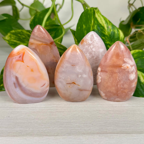 Cherry Blossom Agate Free Form