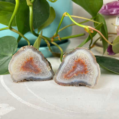 Malawi Agate Pair
