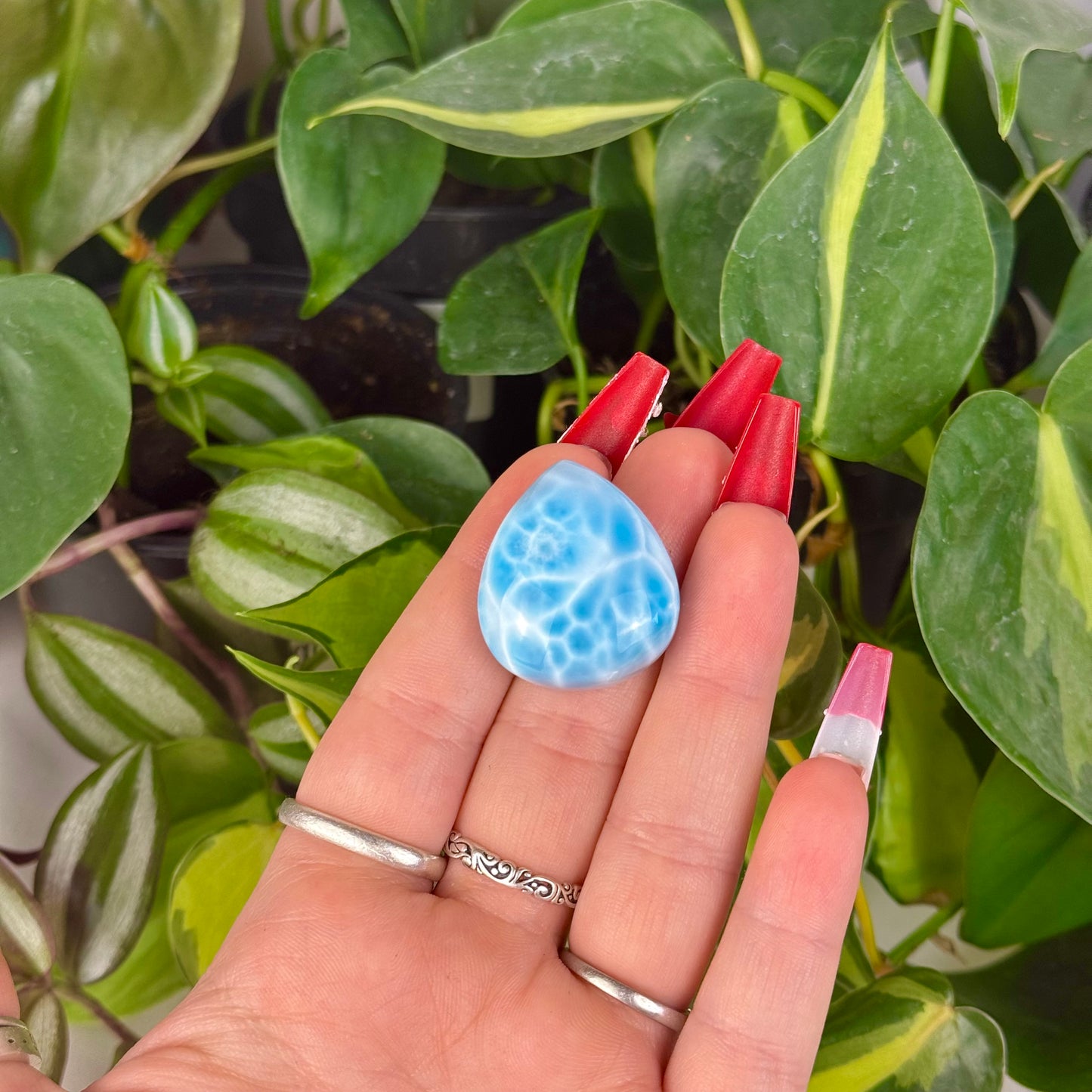 Mini Larimar Teardrop