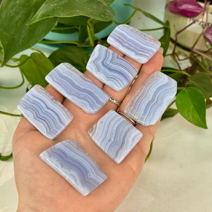 Blue Lace Agate Slice
