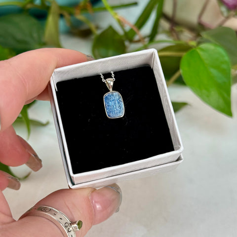 Raw Kyanite Pendant
