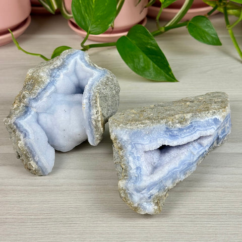 Druzy Blue Lace Agate Chunk